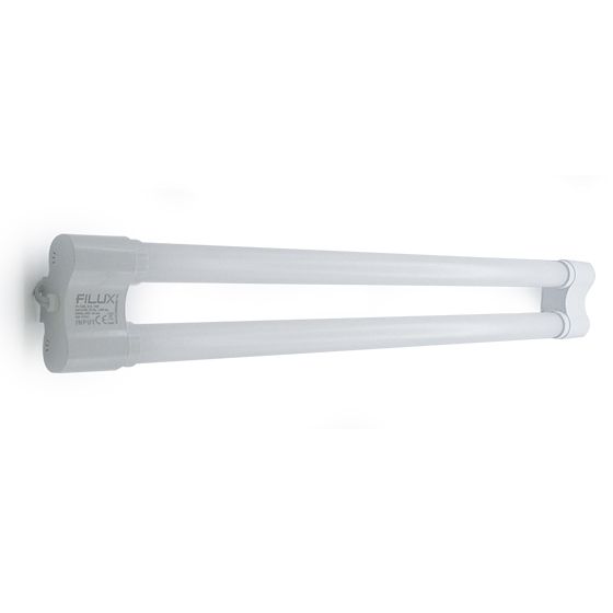 TUBO SUPERFICIE DOBLE LED T8 44W - 150 cm Nano Plastico 4000K 100 LM/W