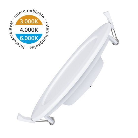 DOWNLIGHT LED PRO CCT REDONDO 3 AÑOS GRANTIA 12W