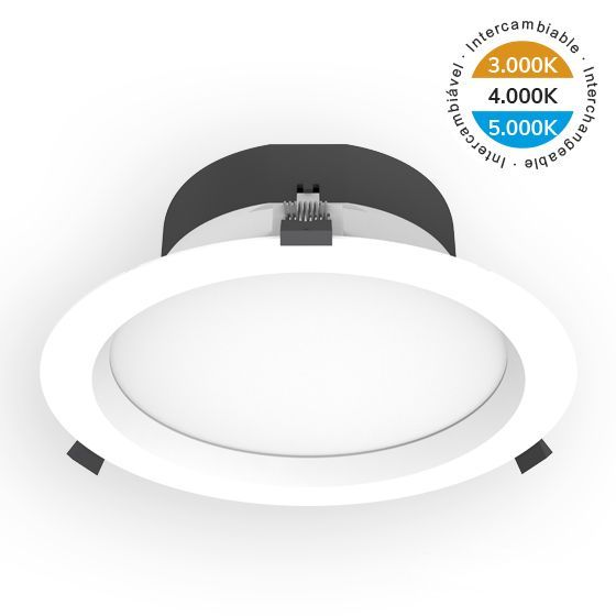 DOWNLIGHT LED CCT REDONDO DIMMABLE 6W- 5AÑOS GARANTIA